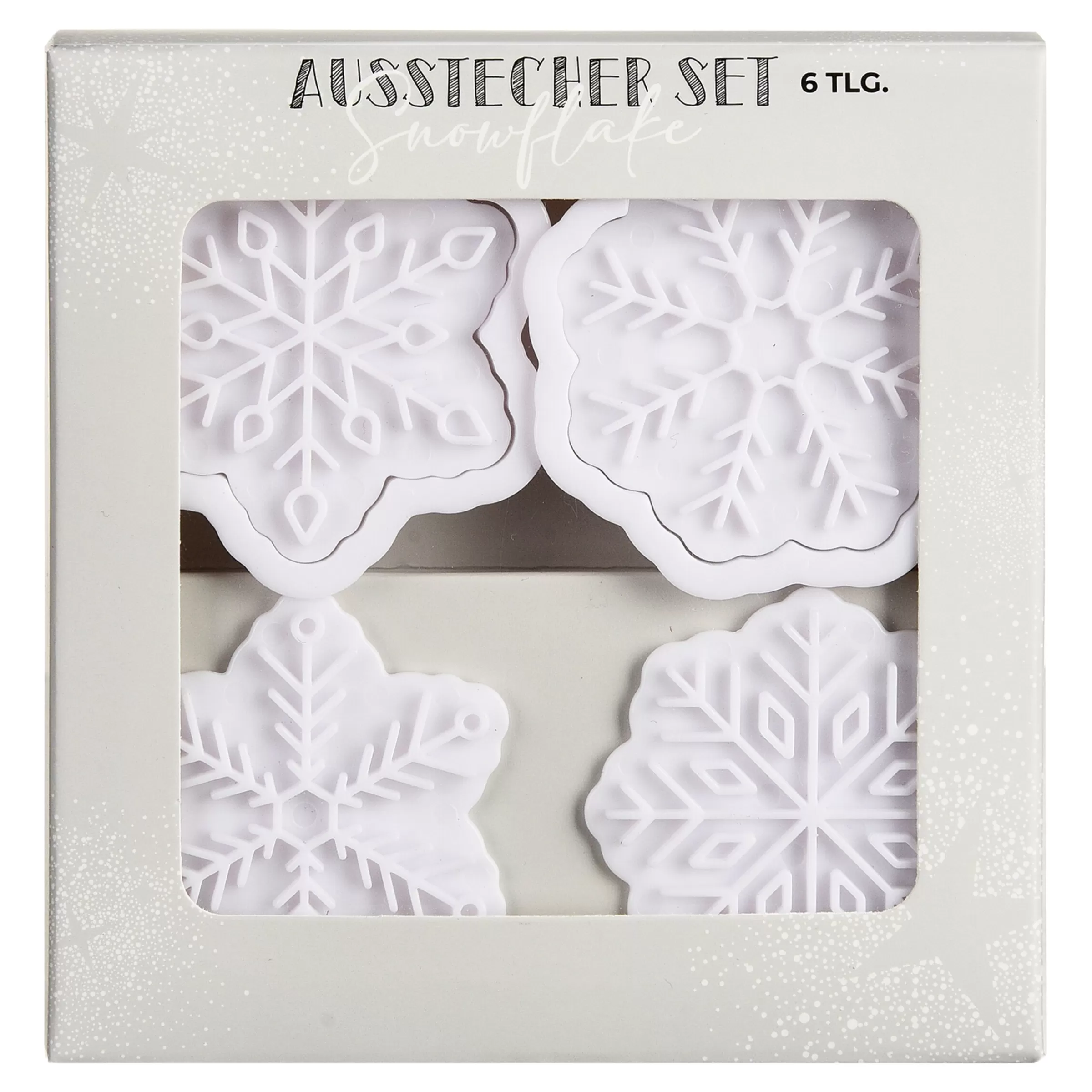 Depot Ausstechform-Set Snowflake Mit Pragung