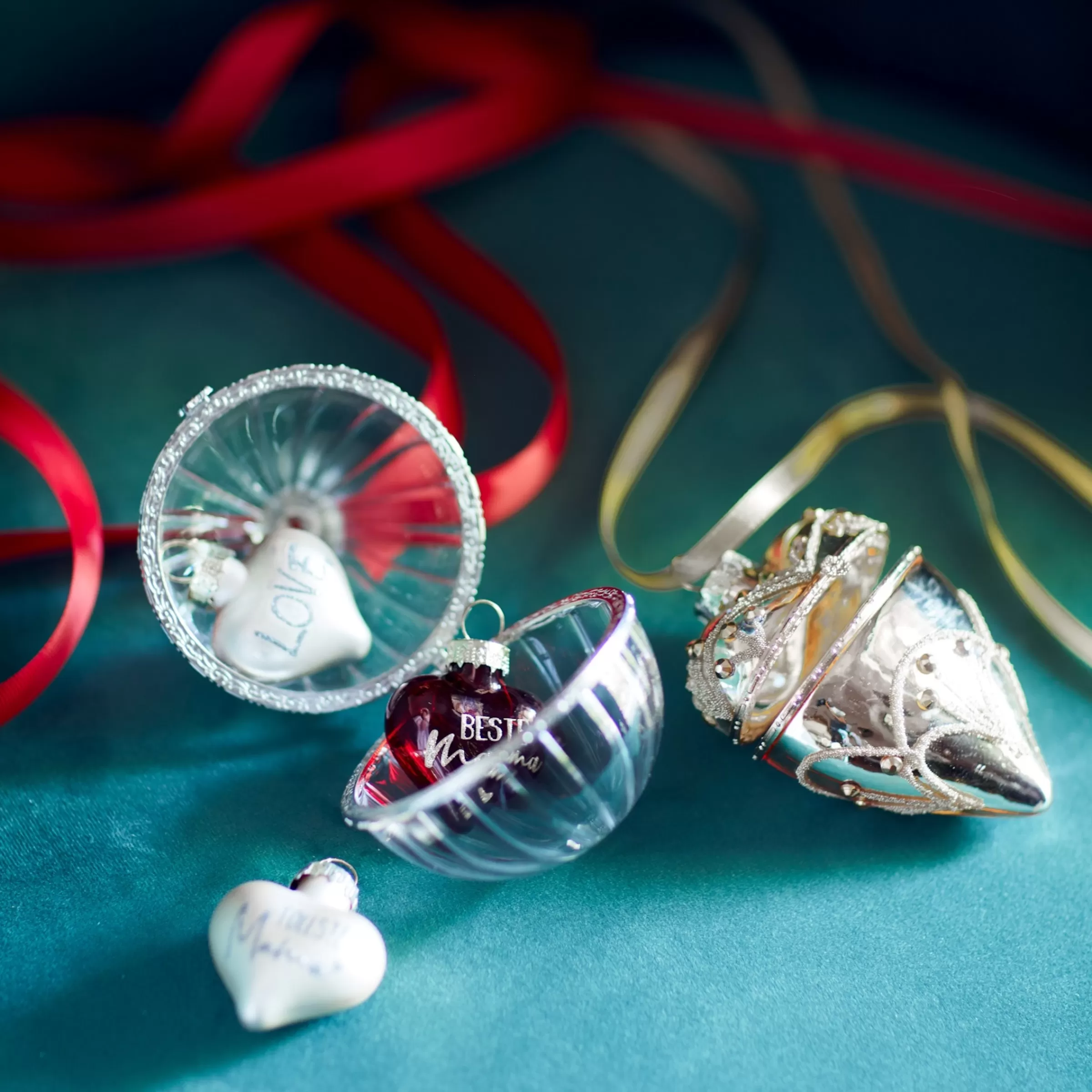 Depot Bijoux D'Arbre En Verre Medaillon Coeur