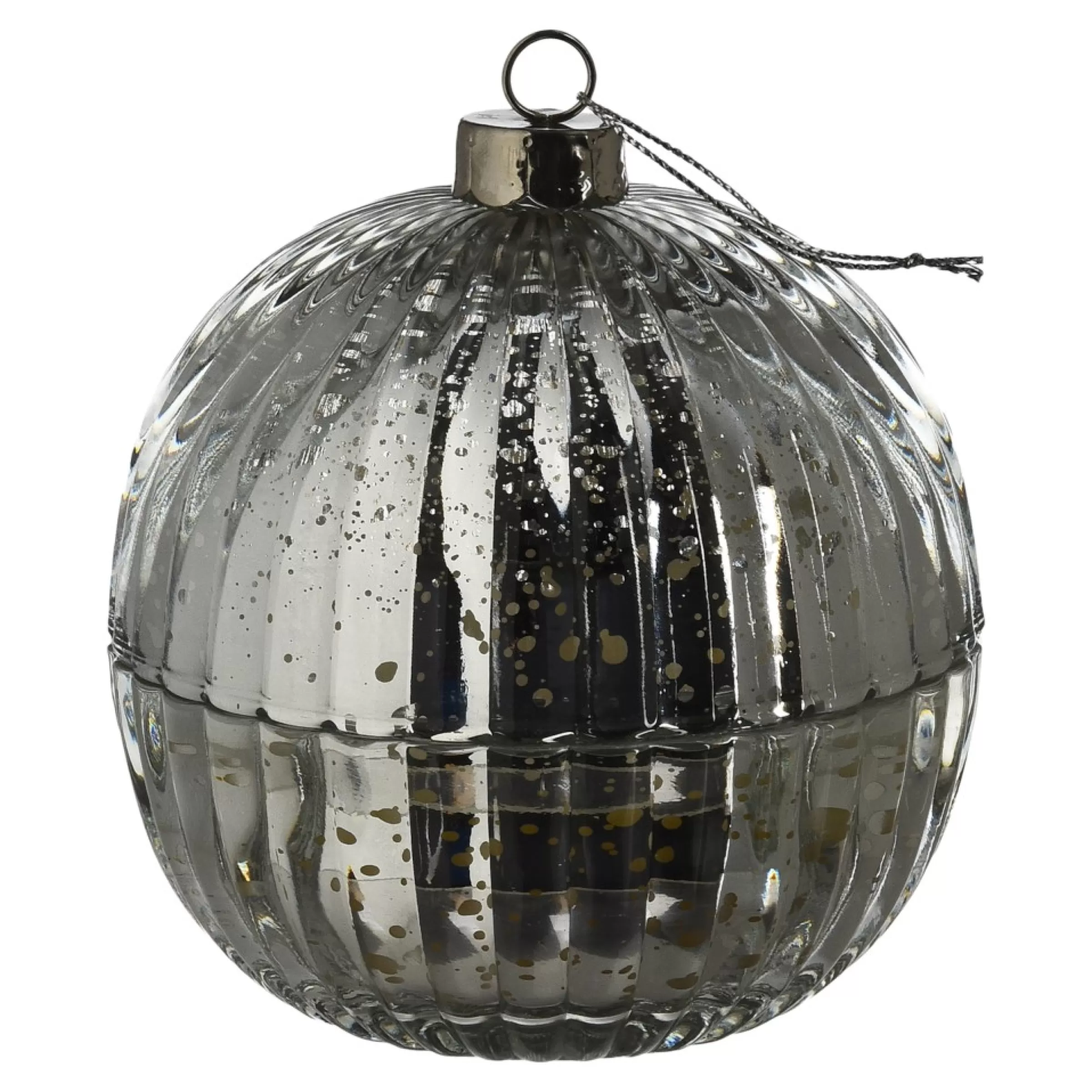 Depot Bougie A Motif Xl Boule D'Arbre New