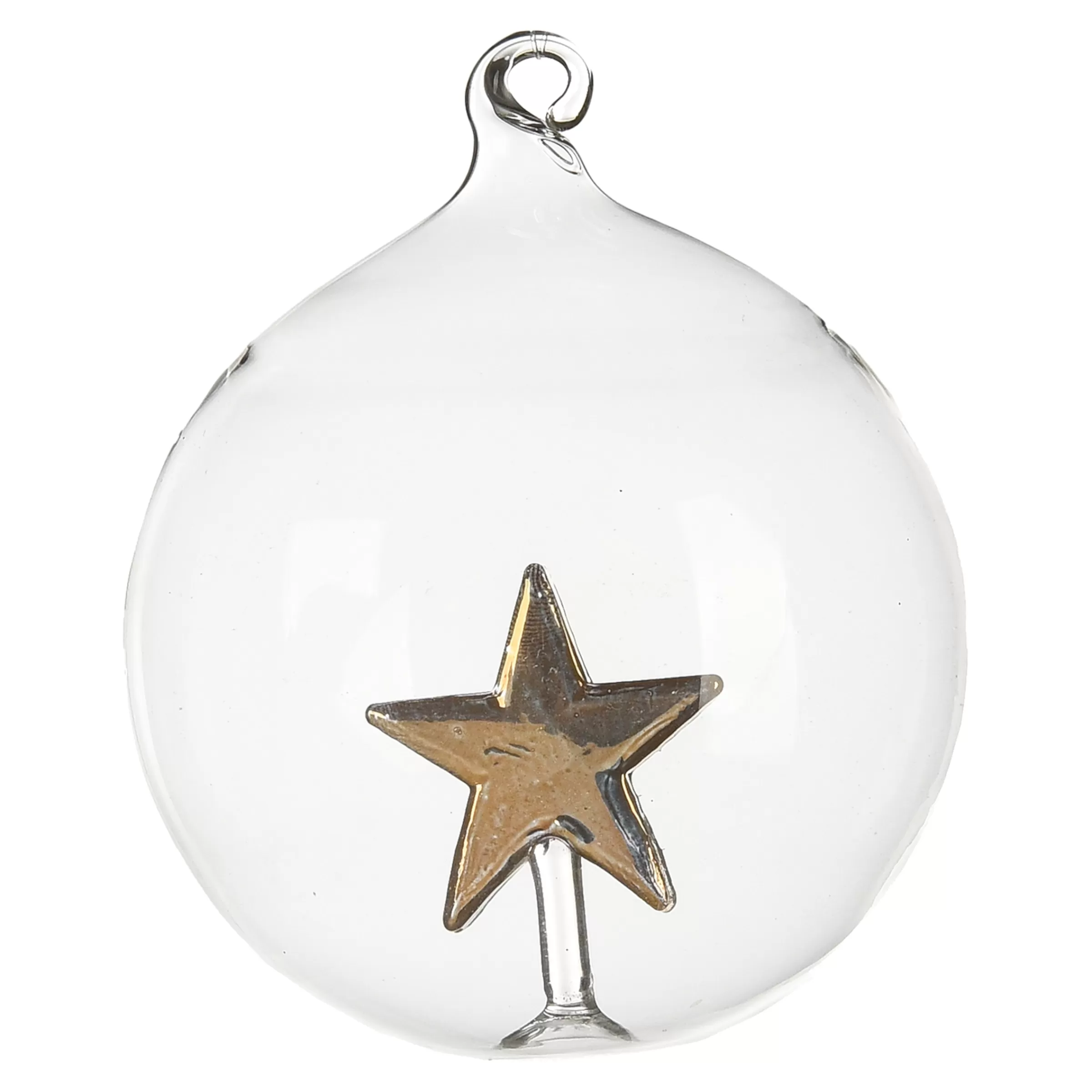 Depot Boule De Noël En Verre Etoile