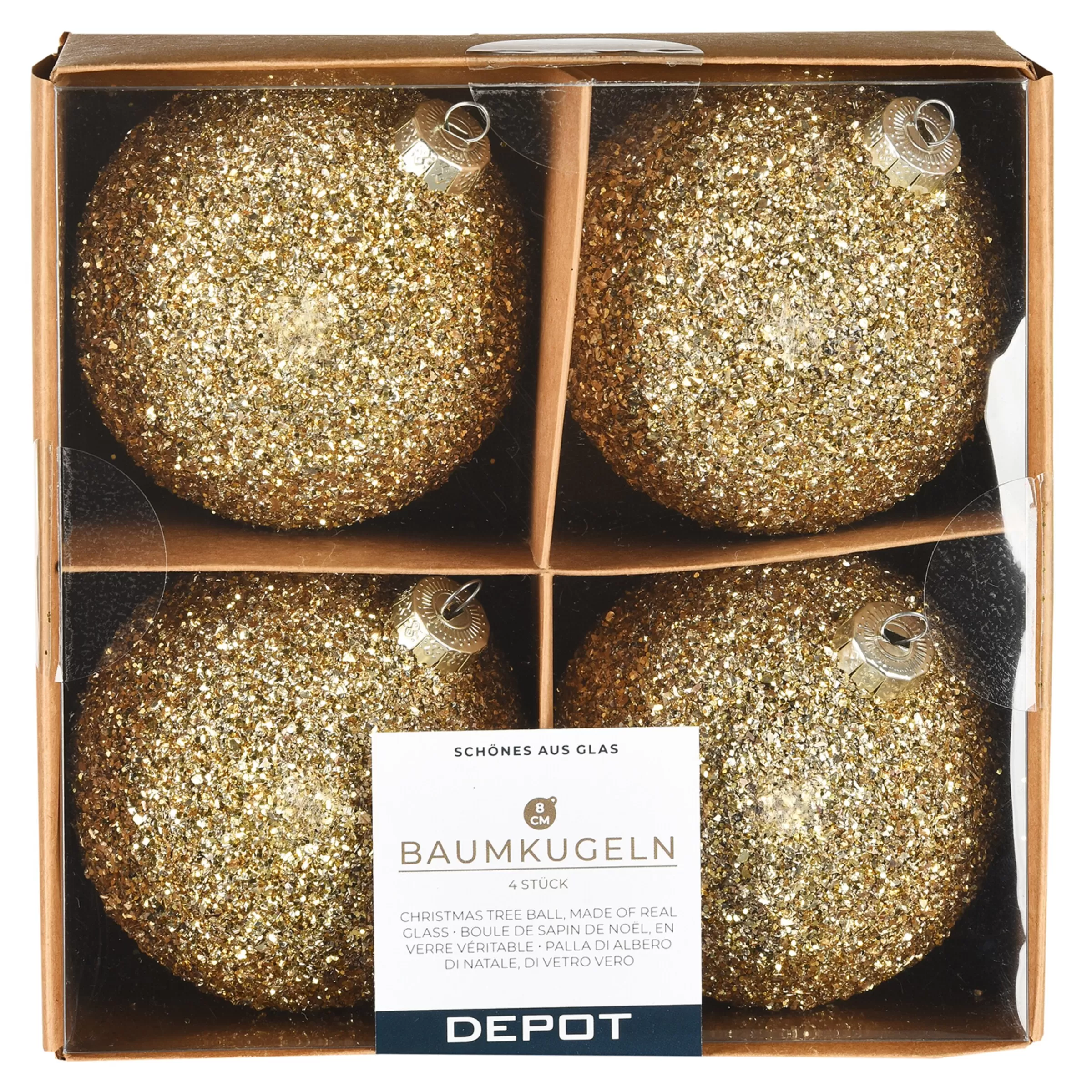 Depot Boule De Noël En Verre Glam