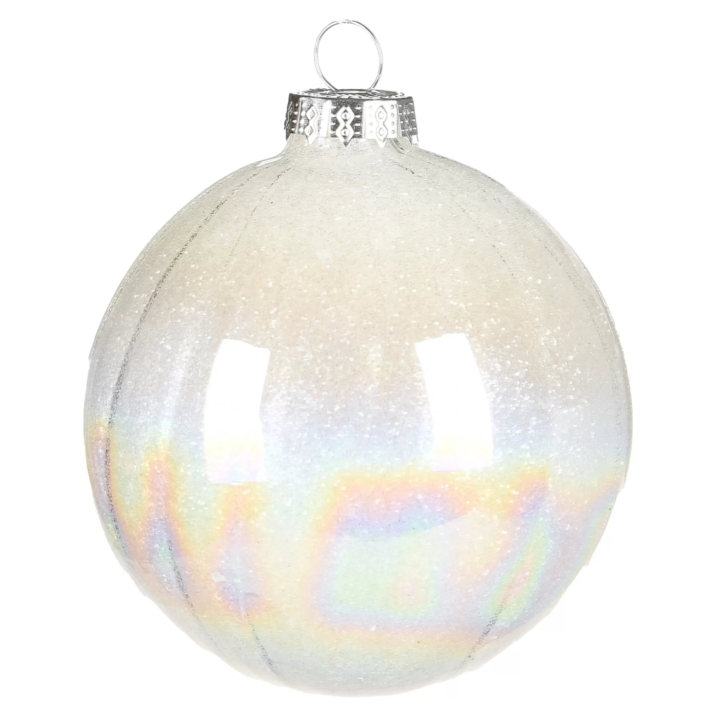 Depot Boule De Noël En Verre Holo Glimmer