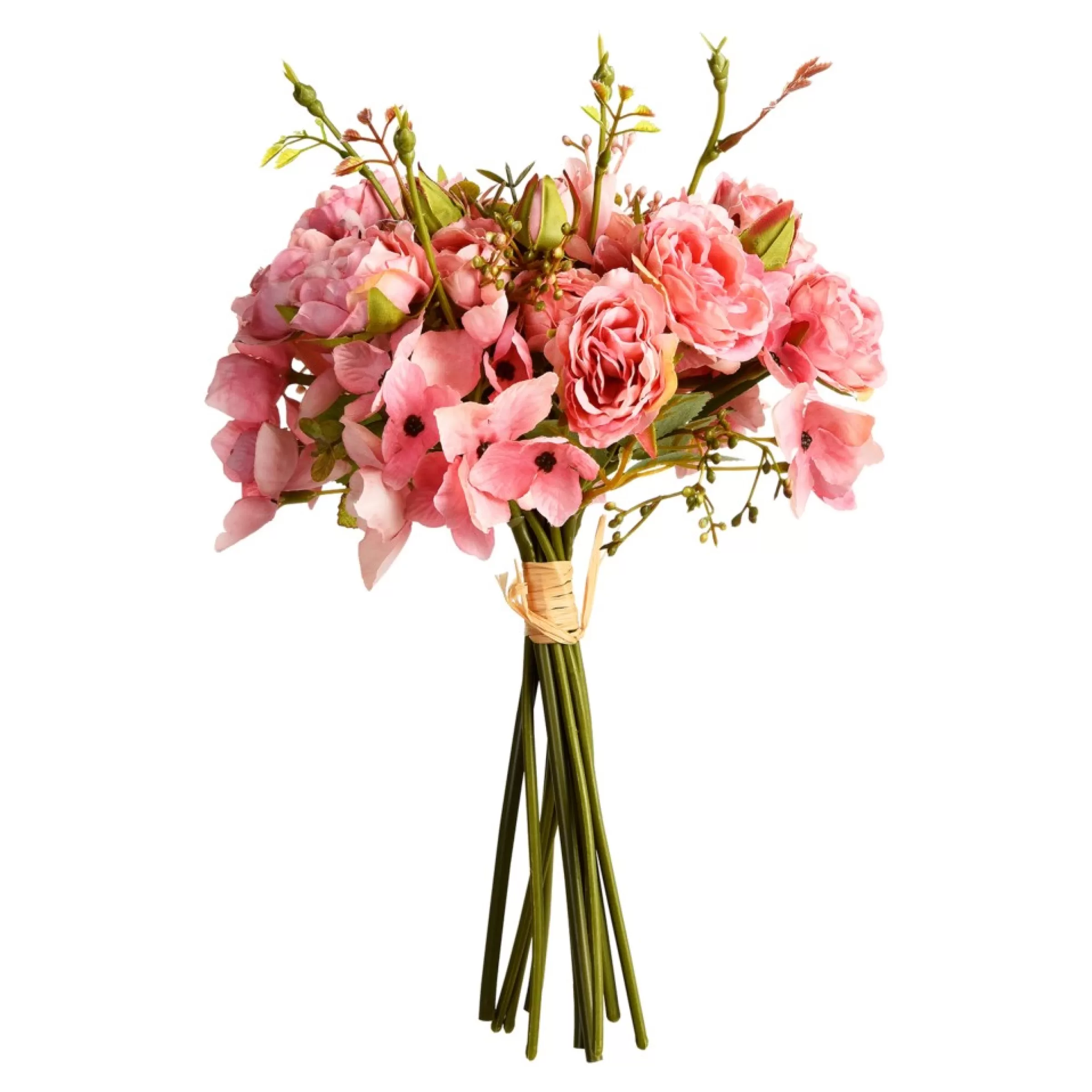 Depot Bouquet De Fleurs Artificielles Roses Hot