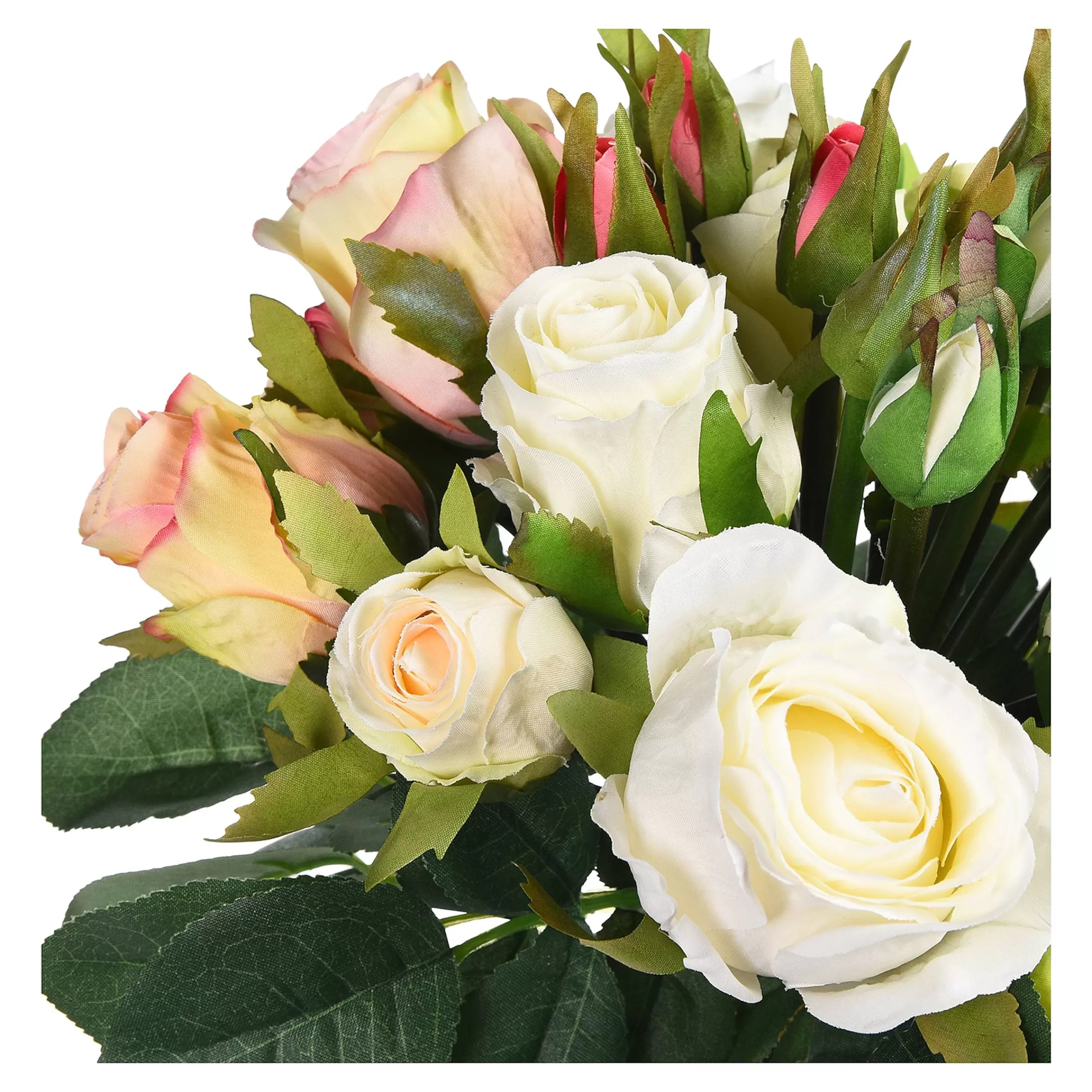 Depot Bouquet De Fleurs Artificielles Roses New