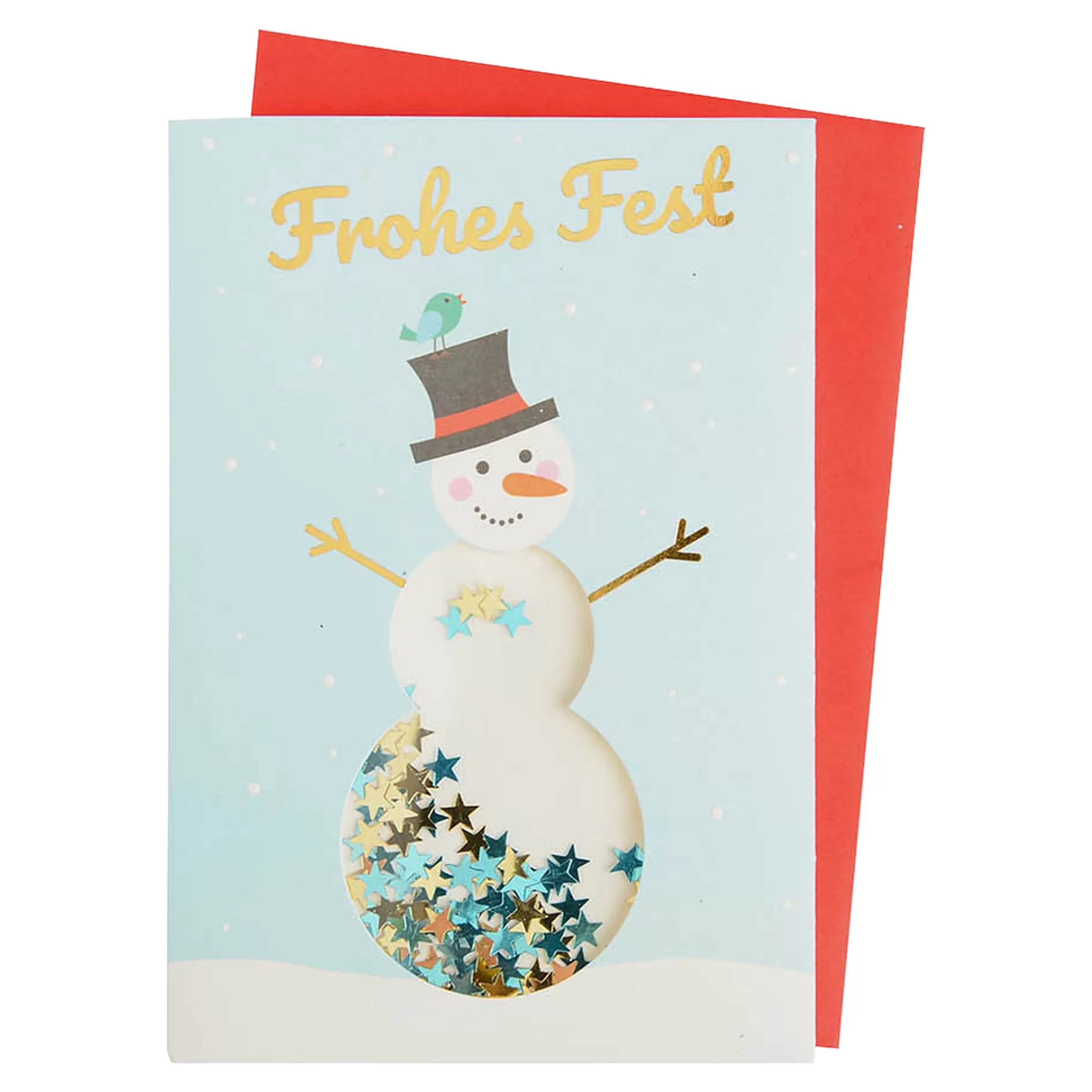 Depot Carte A Volet Bonhomme De Neige