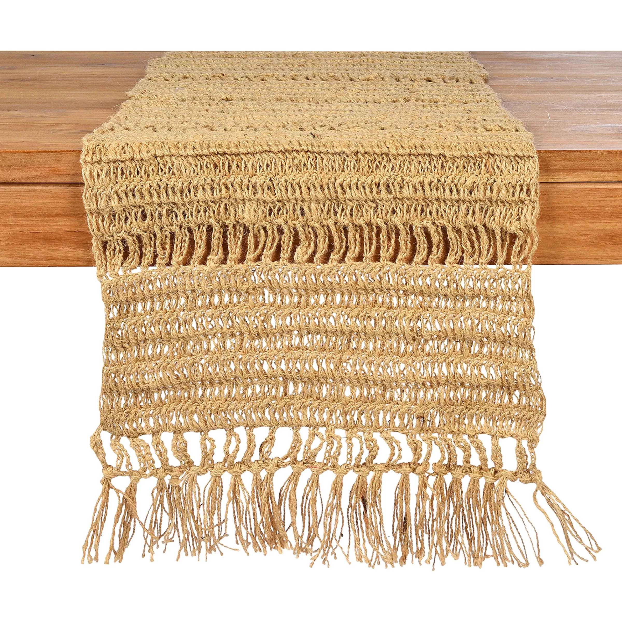 Depot Chemin De Table En Jute Makramee Flash Sale