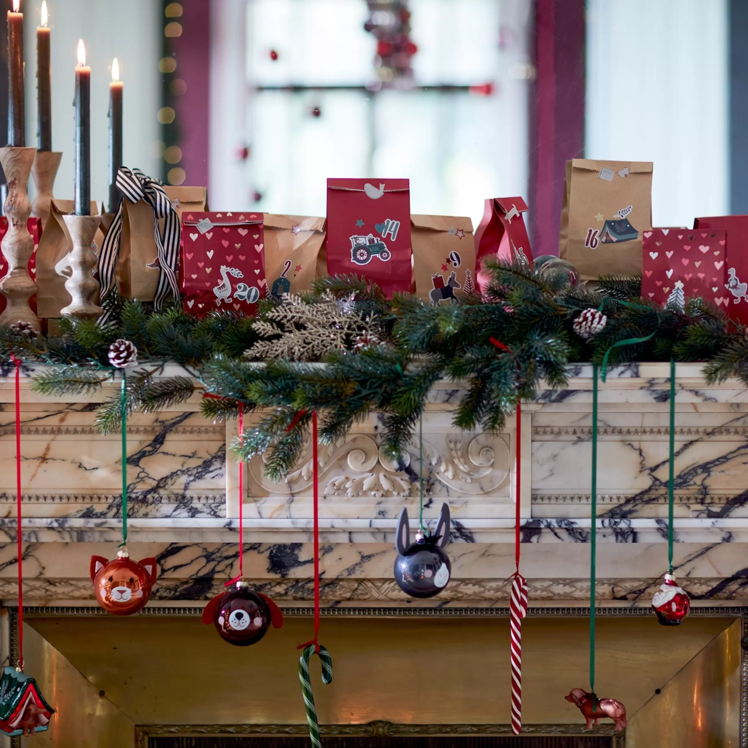 Depot Décorations De Sapin En Verre Santa Claus