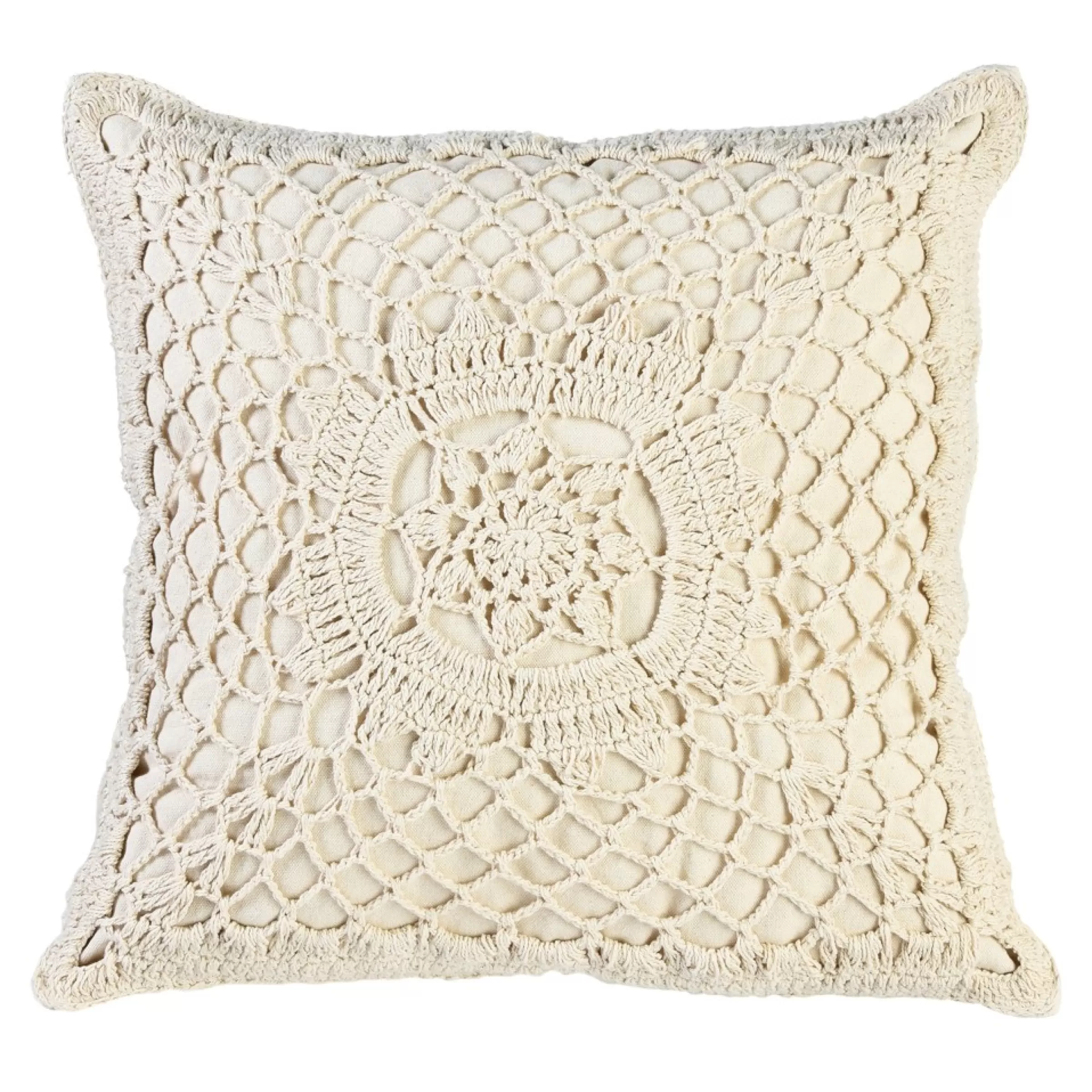 Depot Housse De Coussin Crochet Flower Cheap