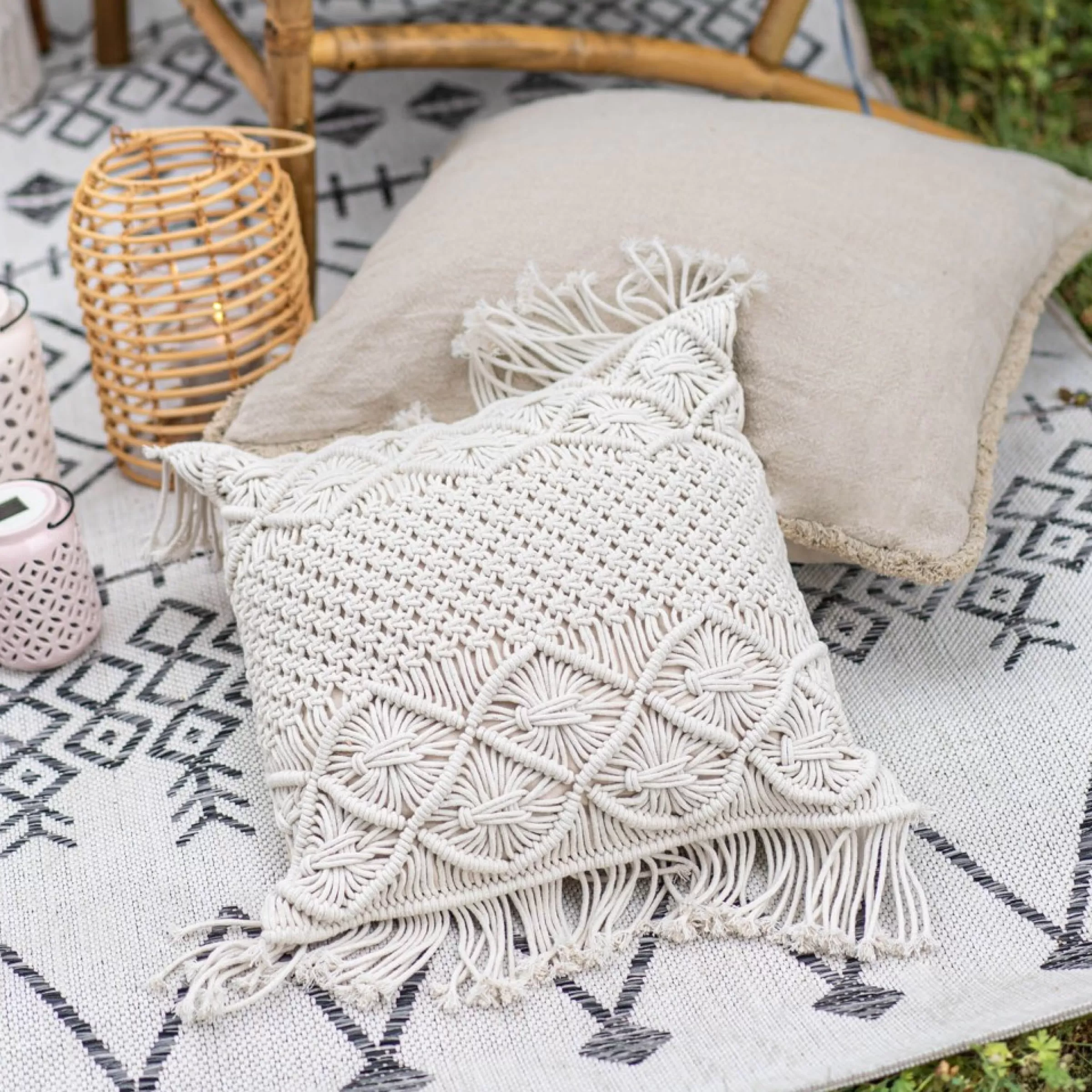 Depot Housse De Coussin En Macrame Best Sale