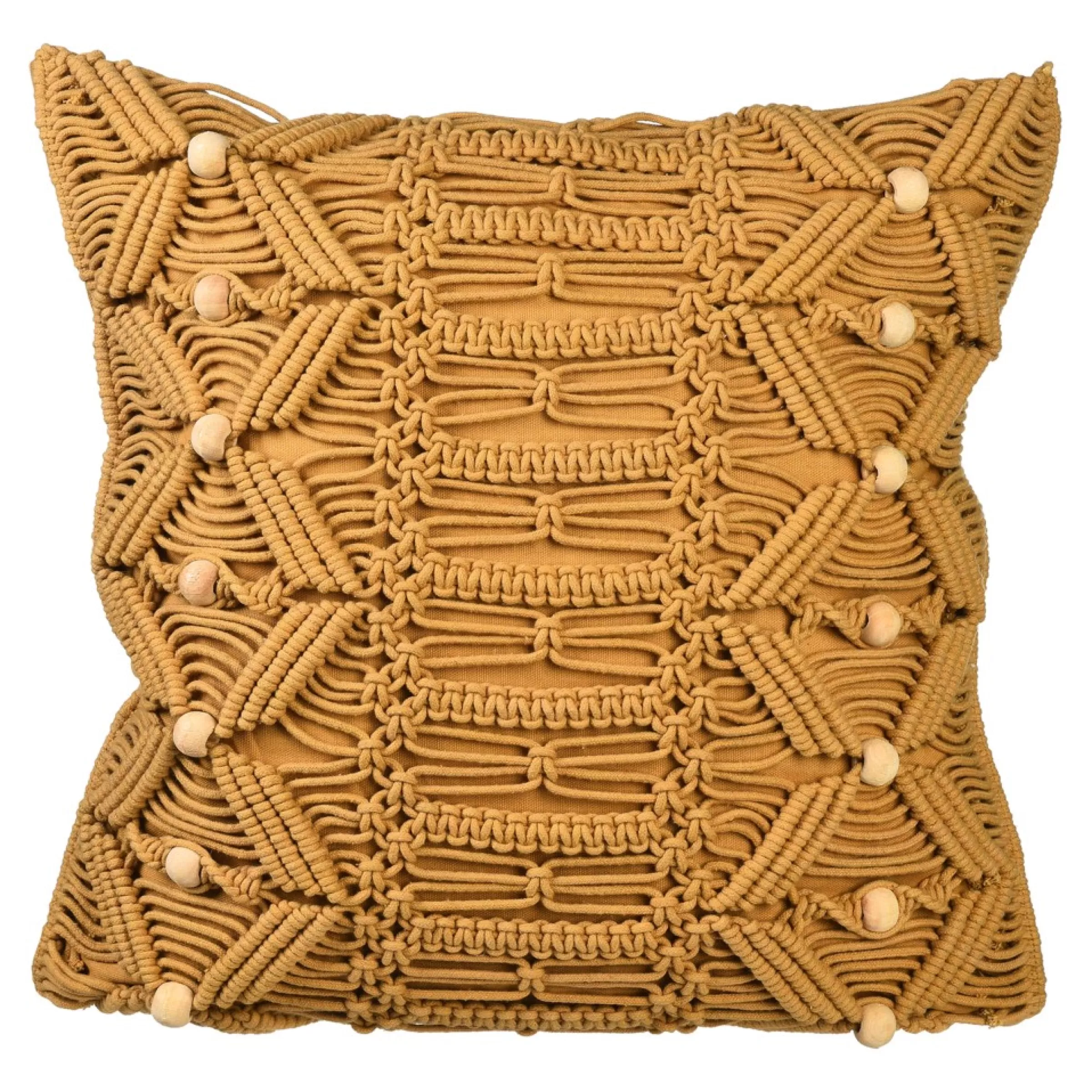 Depot Housse De Coussin En Macrame Woodie Flash Sale