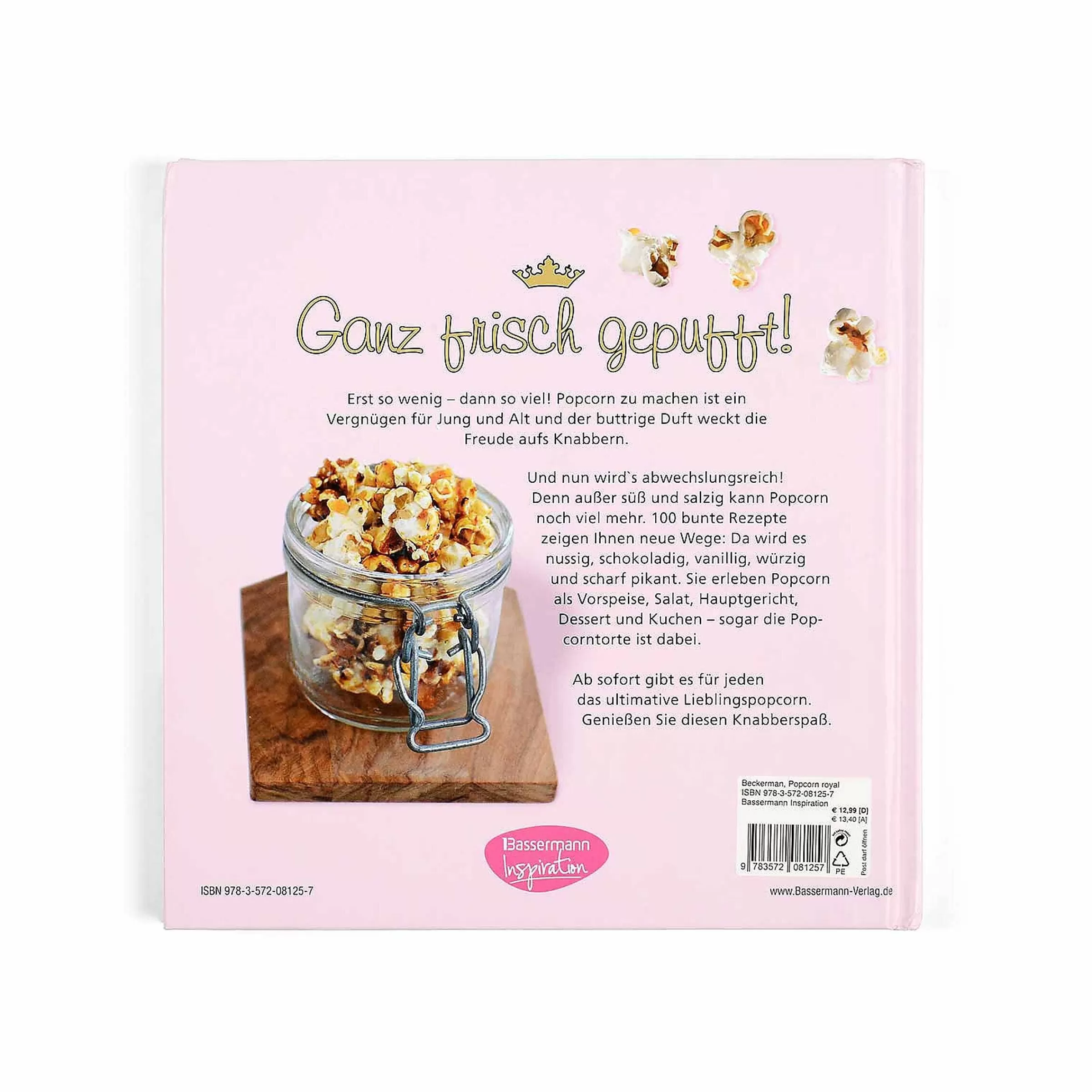 Depot Livre De Recettes Popcorn Royal Fashion