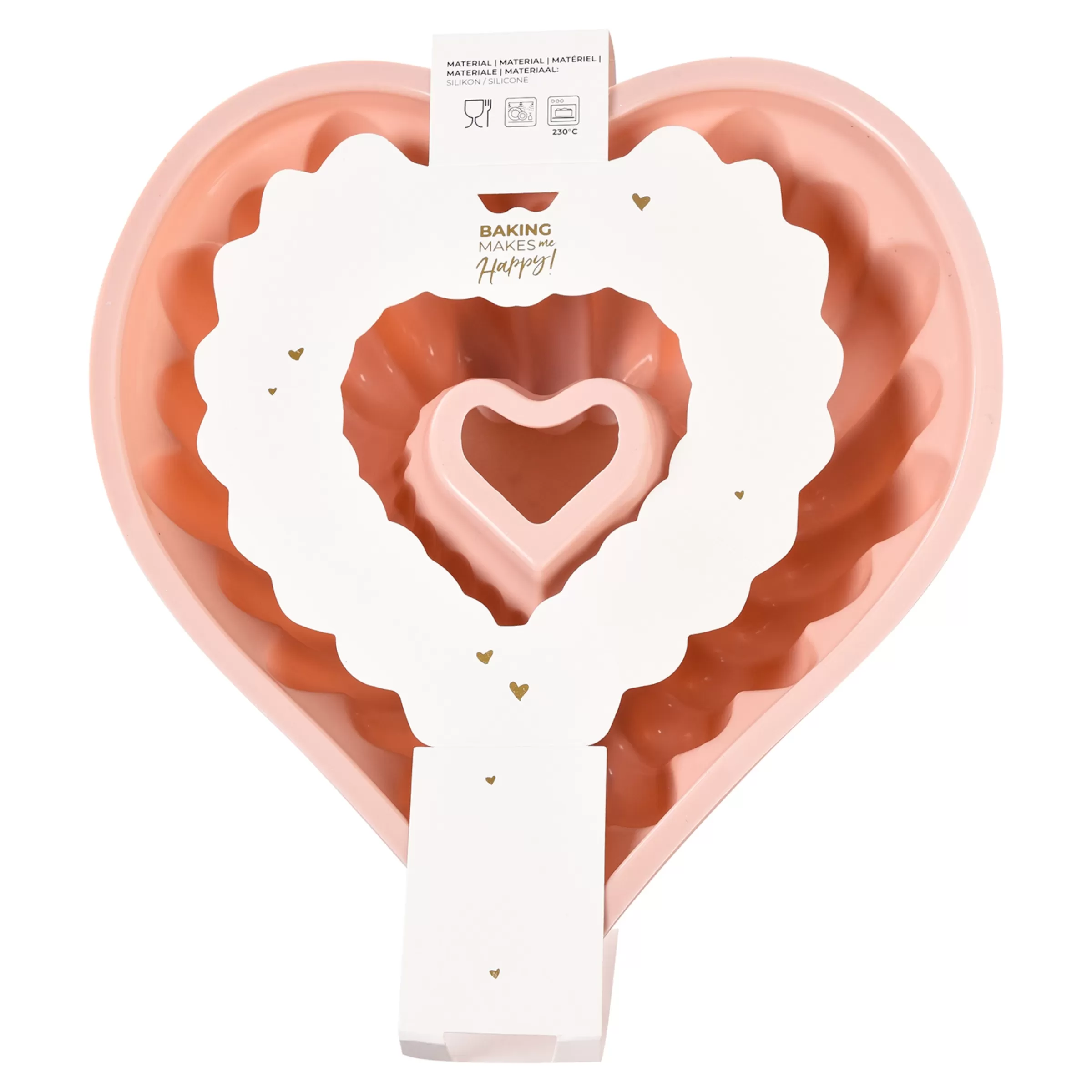 Depot Moule A Gateaux En Silicone Heart