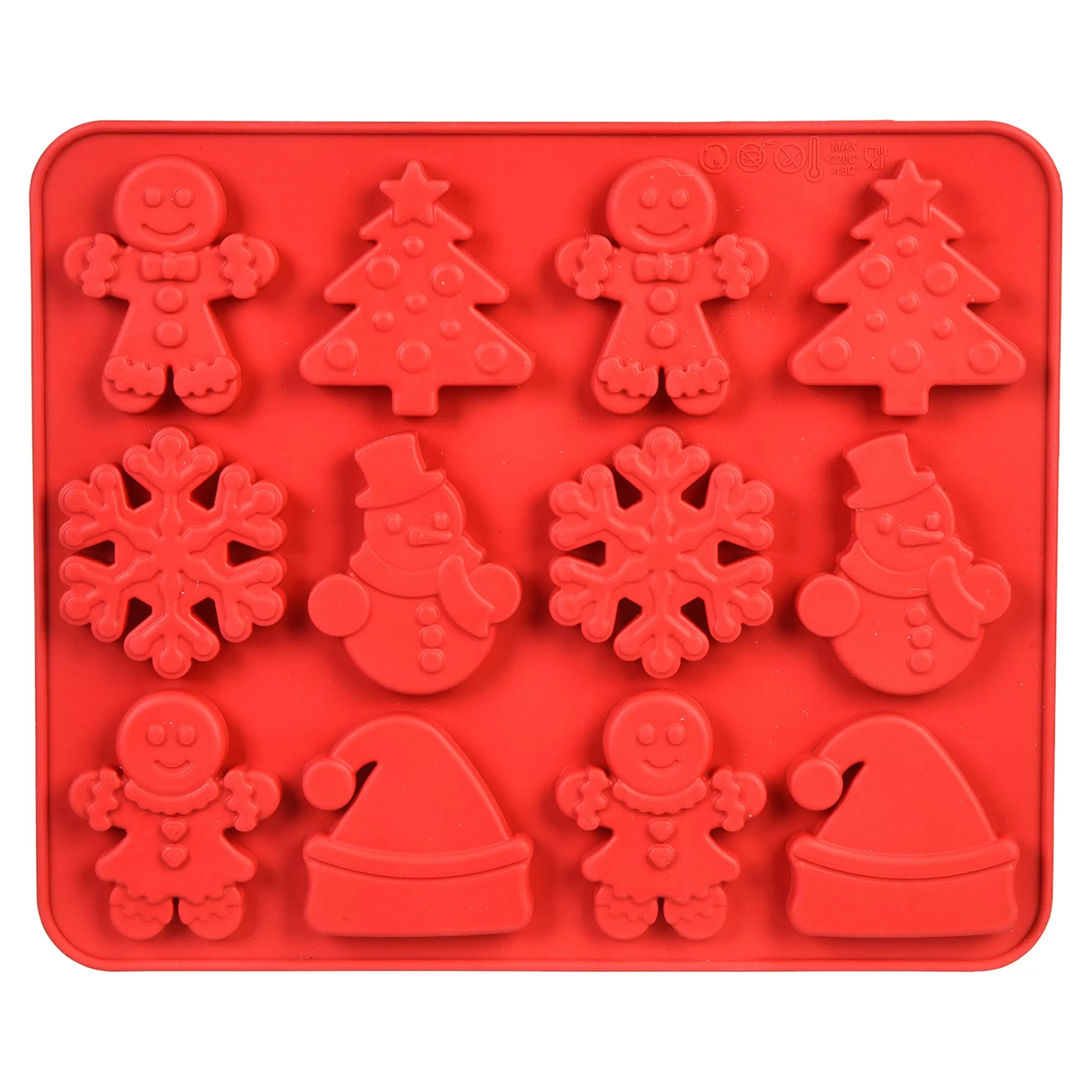 Depot Moule A Gateaux En Silicone Xmas Chocolate