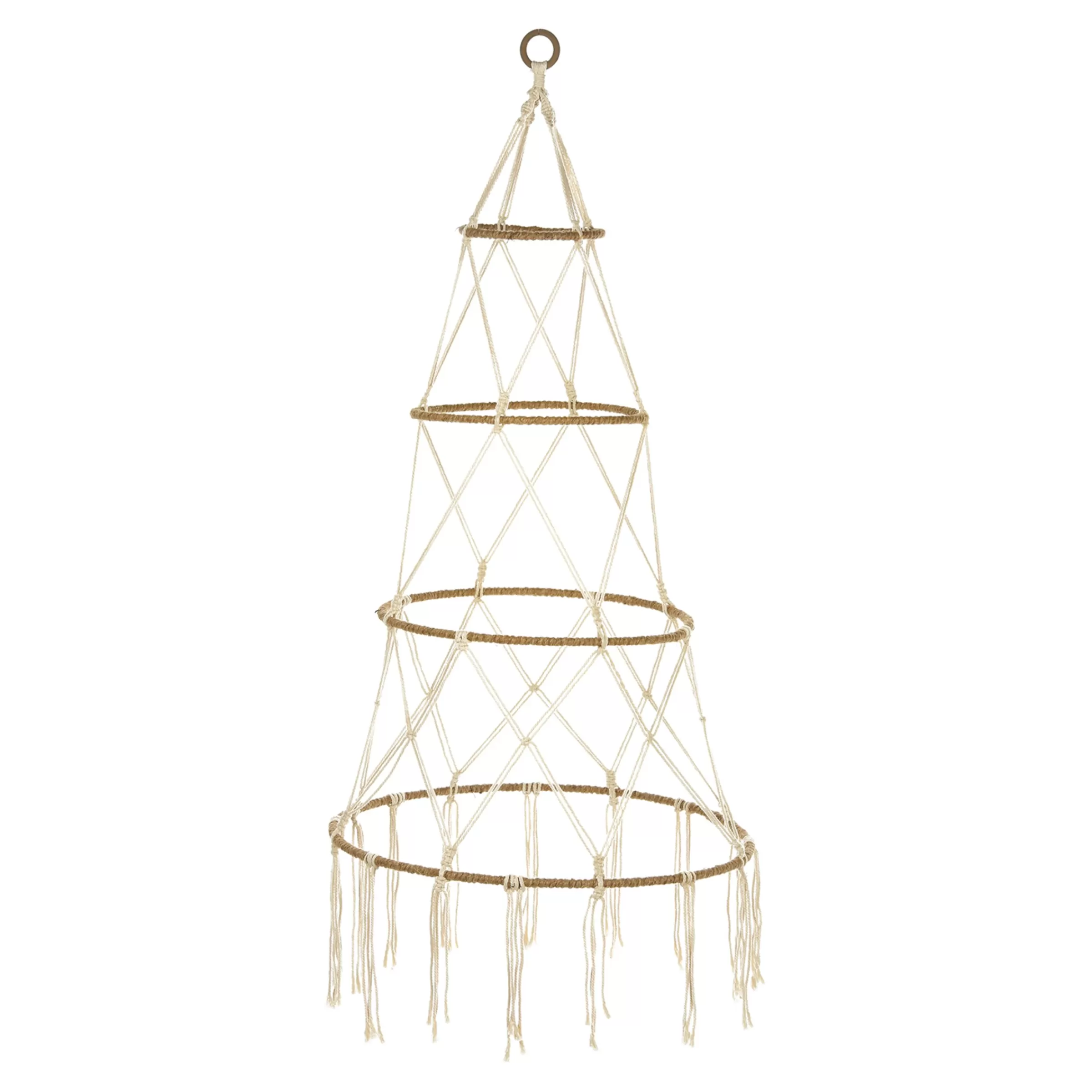 Depot Objet Décoratif A Suspendre Arbre En Macrame
