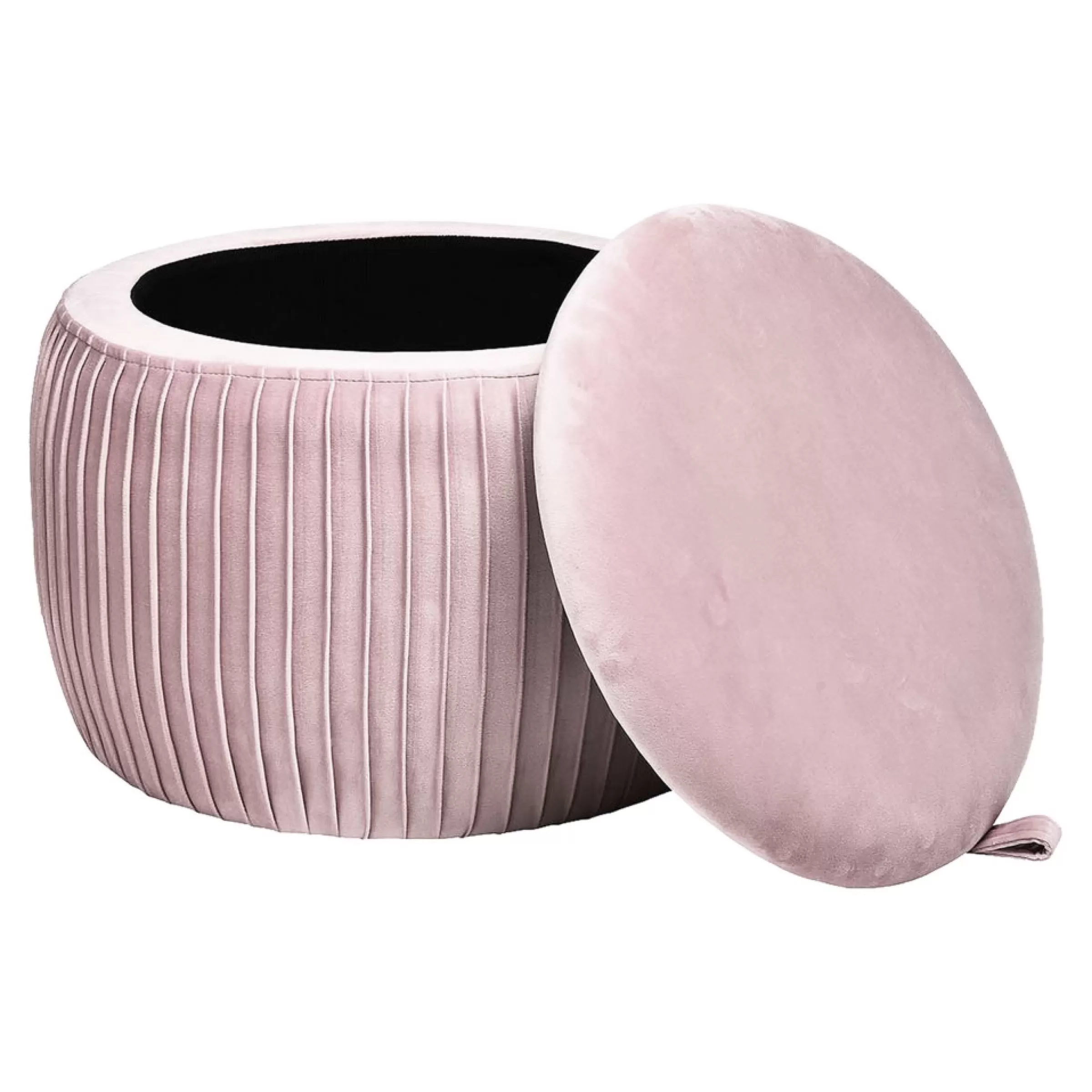 Depot Pouf En Velours Agnes Avec Espace De Rangement New