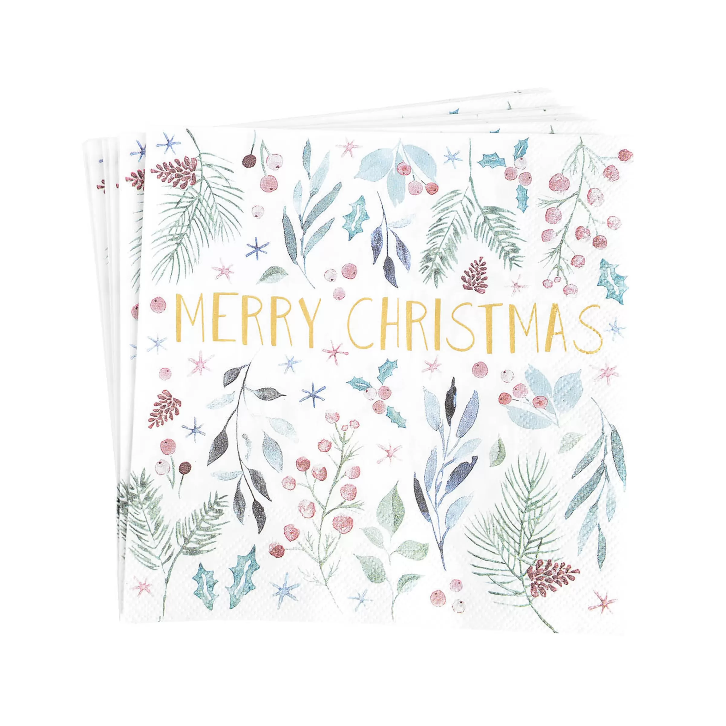 Depot Serviettes Christmas Aquarelle