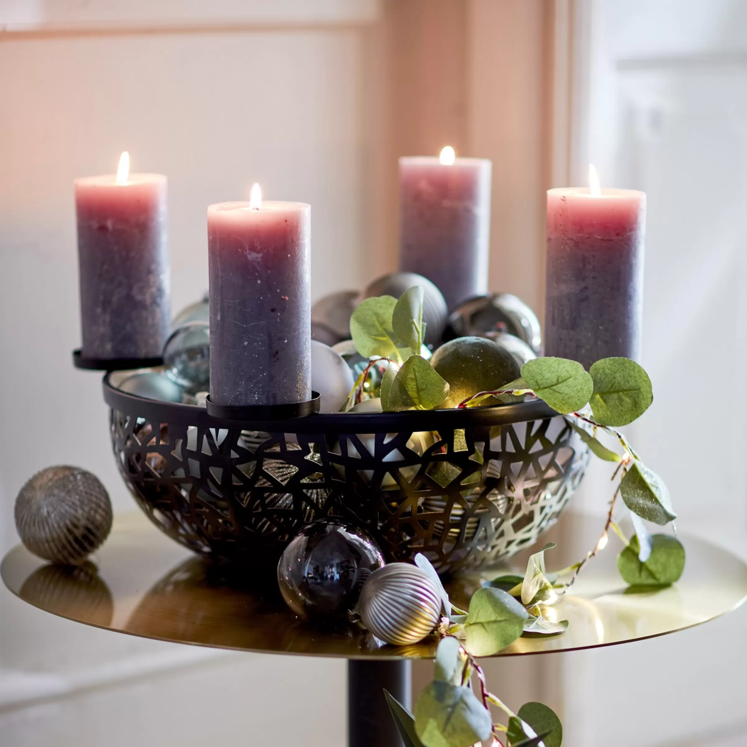 Depot Set De Couronne De L'Avent Décorative Christmas Glam