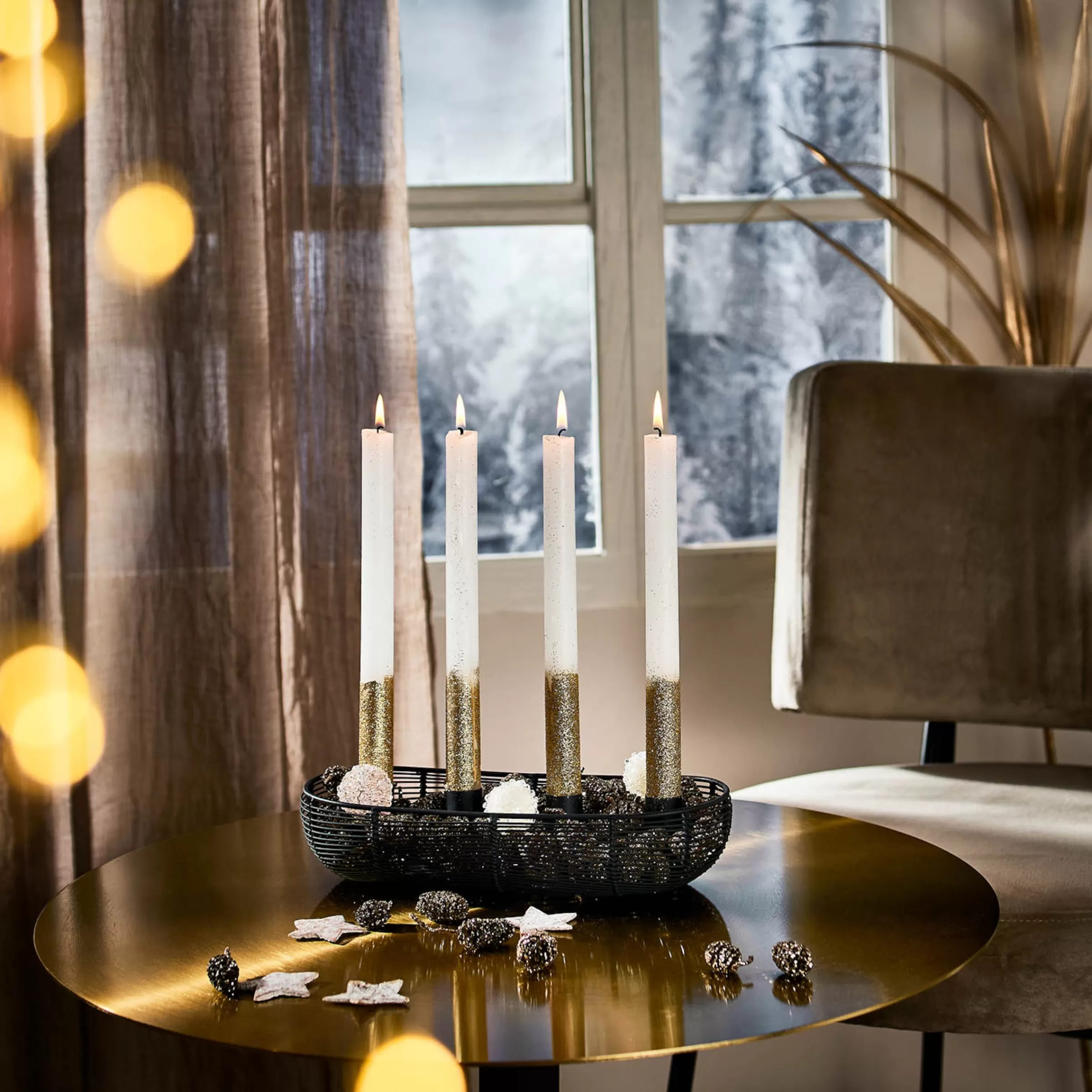 Depot Set De Couronne De L'Avent Décorative Christmas Glam