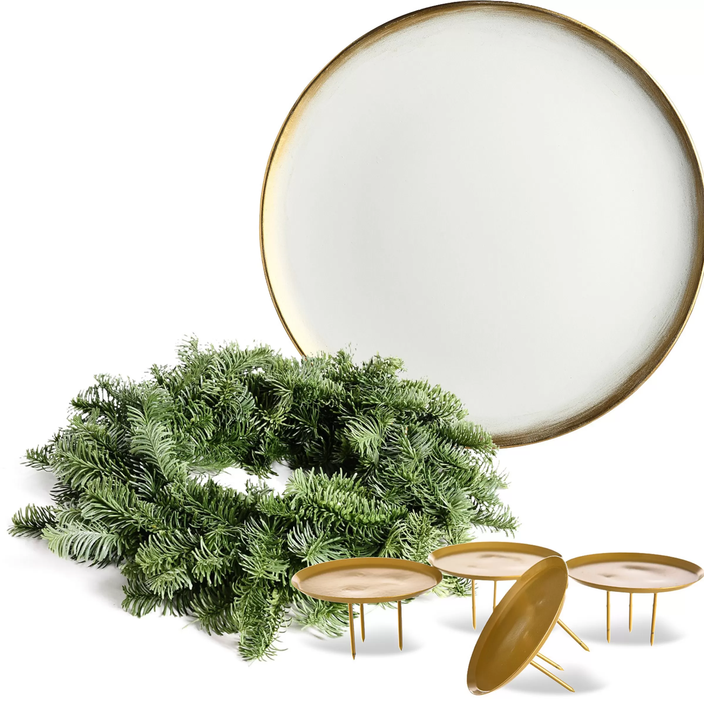 Depot Set De Couronne De L'Avent Décorative Classic Christmas