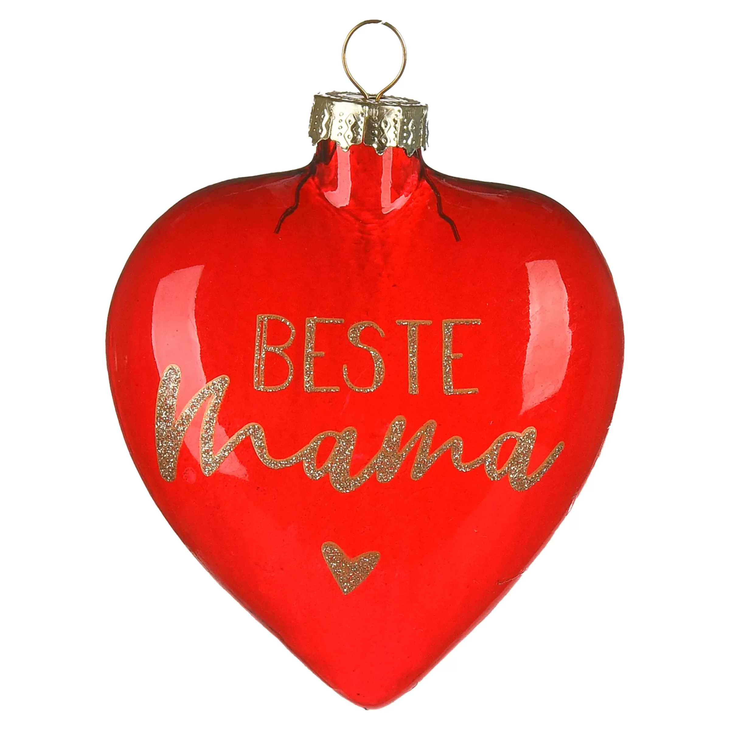 Depot Set De Décoration En Verre Pour L'Arbre Coeur Parents
