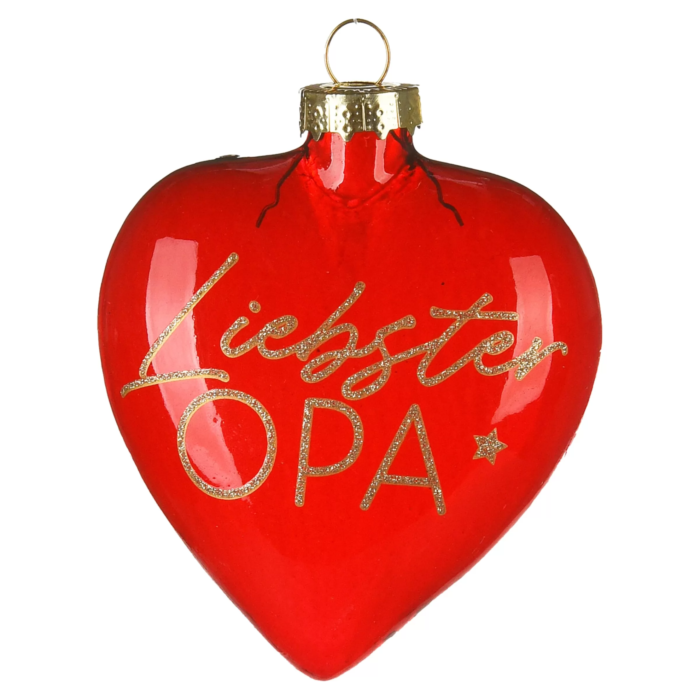 Depot Set De Décoration En Verre Pour L'Arbre Coeur Parents