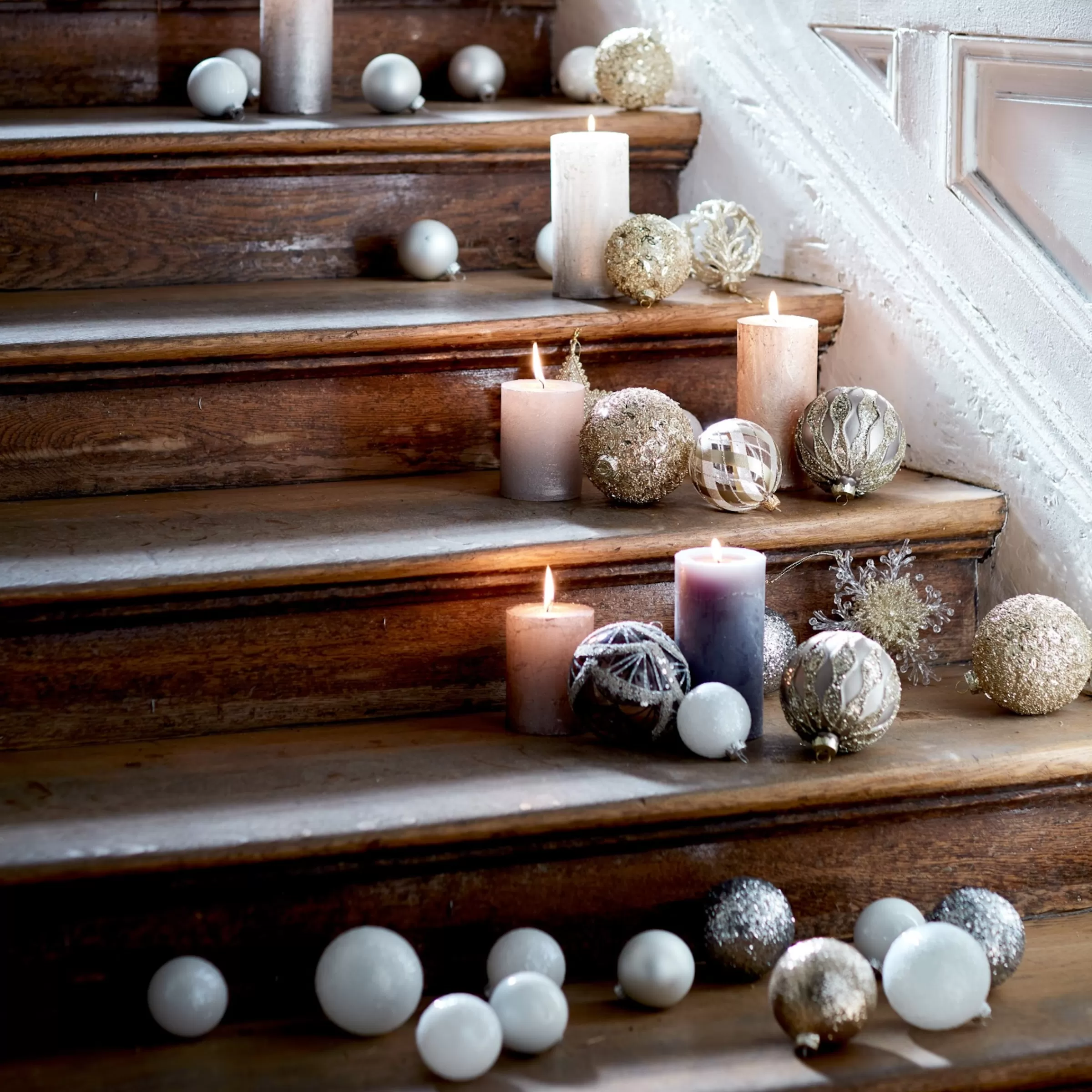 Depot Set De Décoration Porte-Bougies De Noël Glam