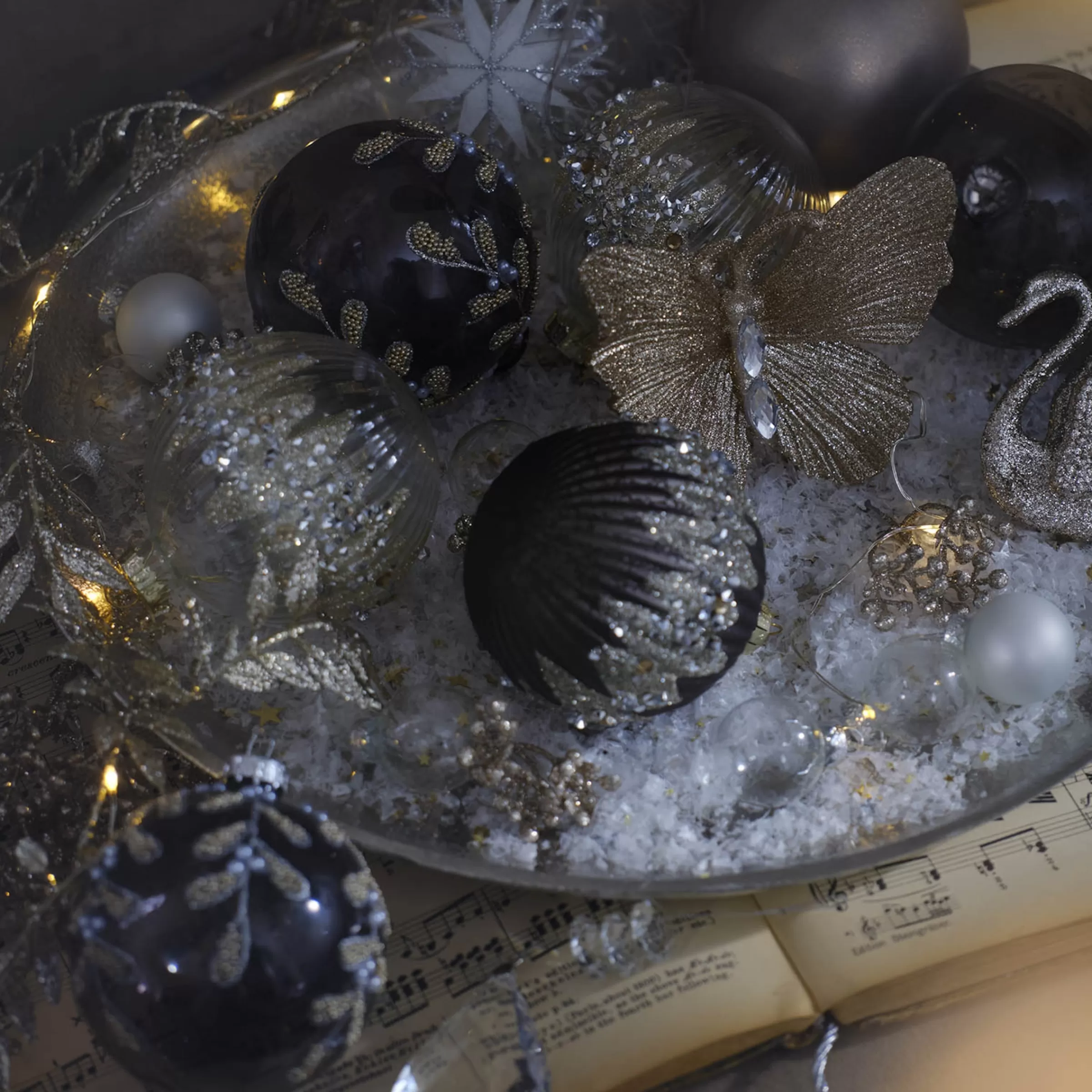 Depot Set De Décoration Porte-Bougies De Noël Glam