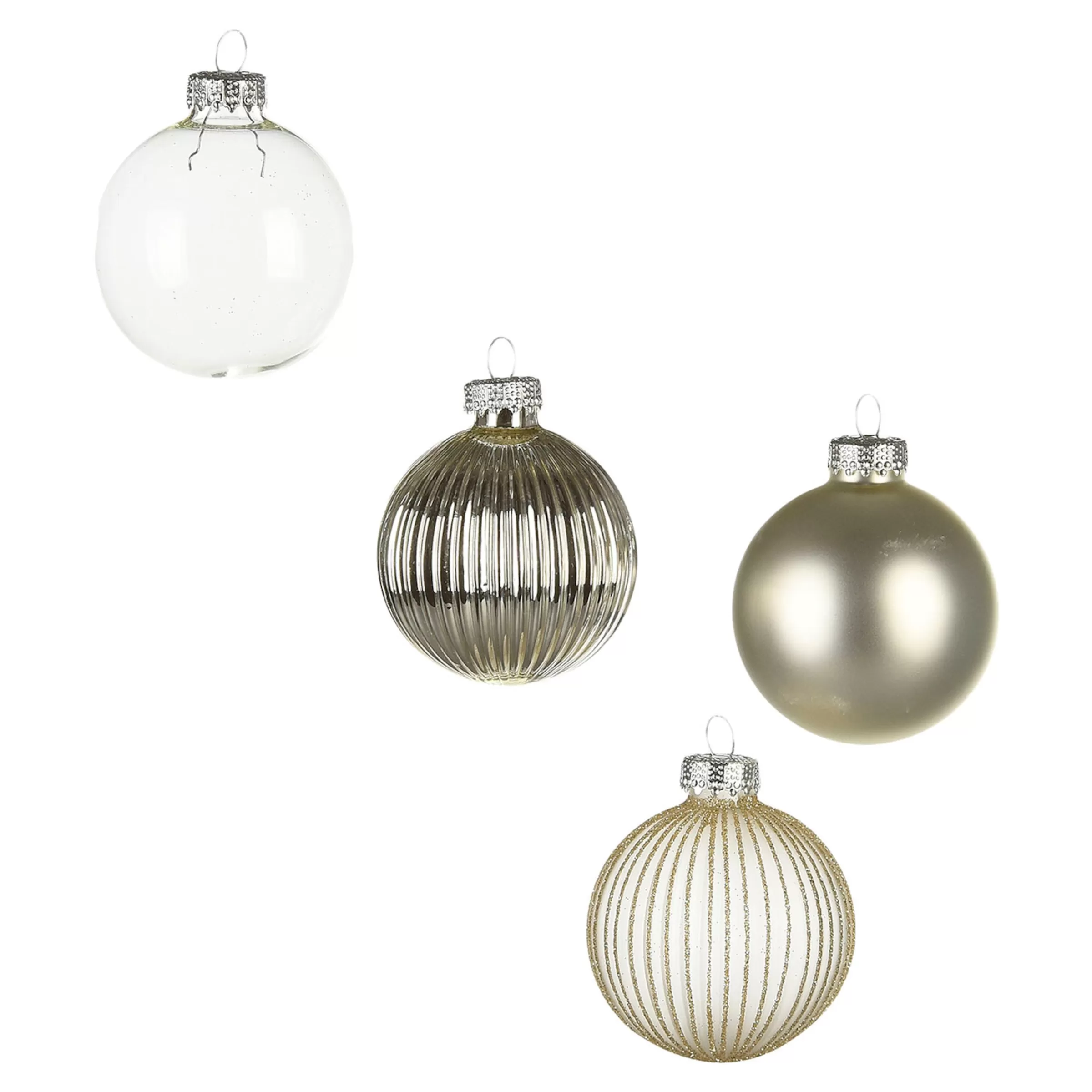 Depot Set De Décoration Porte-Bougies De Noël Golden Glam
