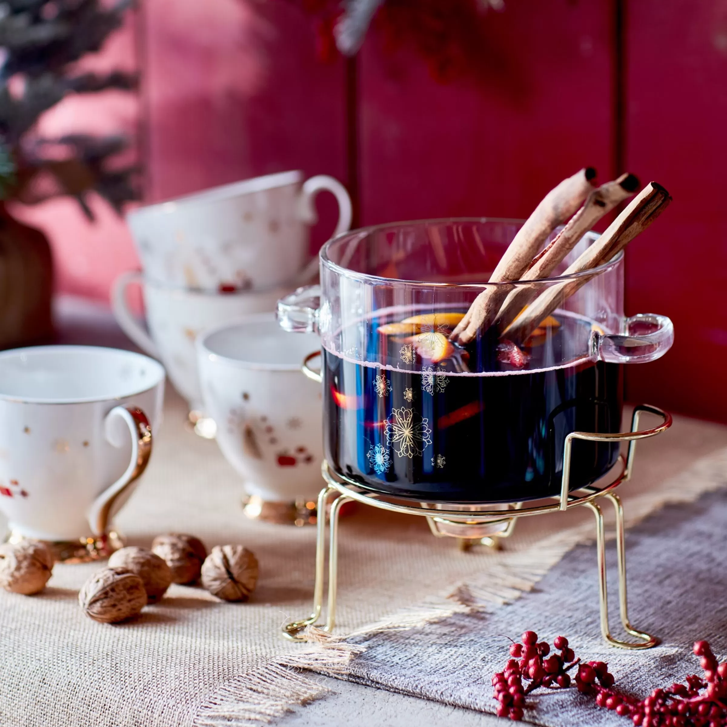 Depot Set De Décoration Porte-Bougies De Noël Traditionnel