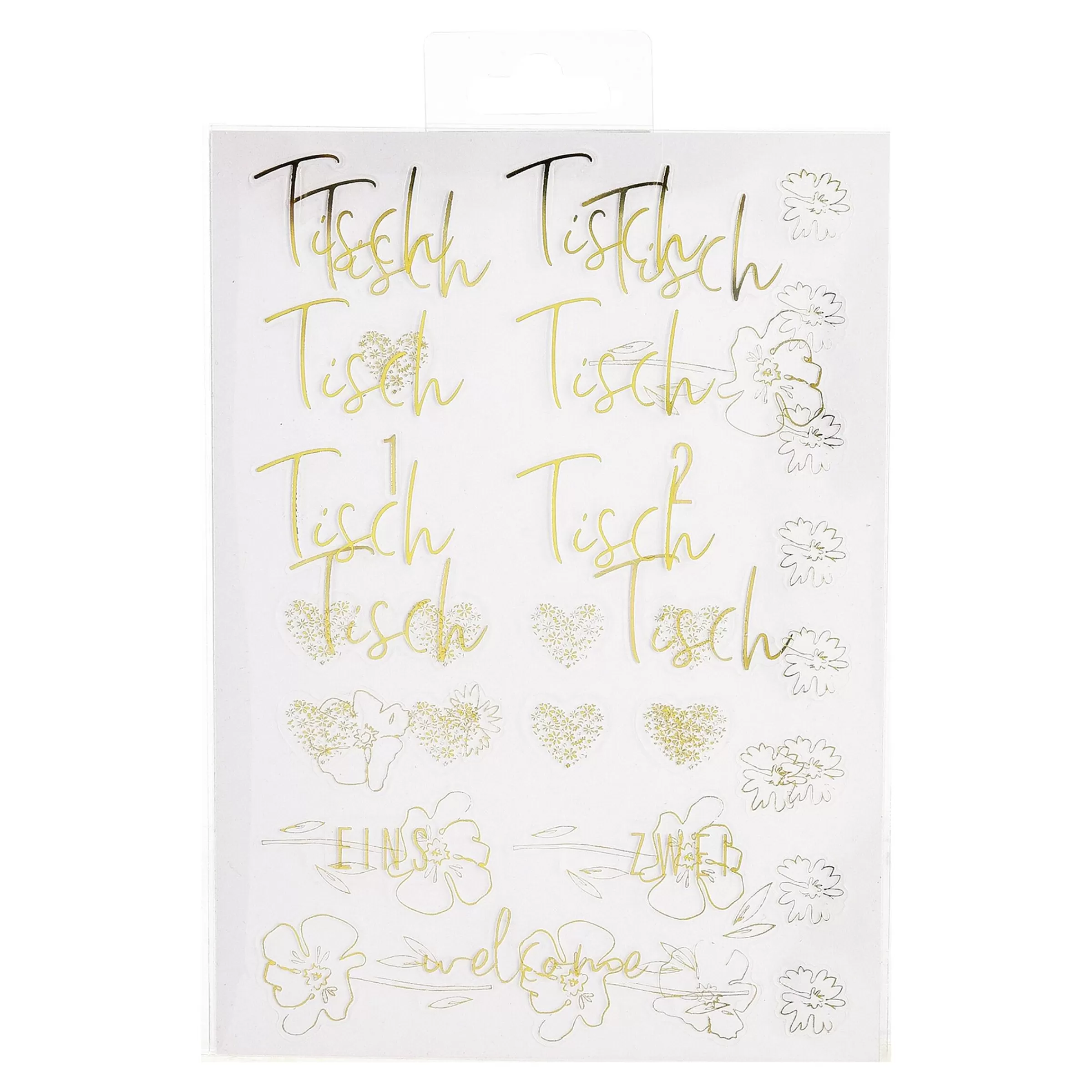 Depot Set De Feuilles D'Autocollants Wedding Hot