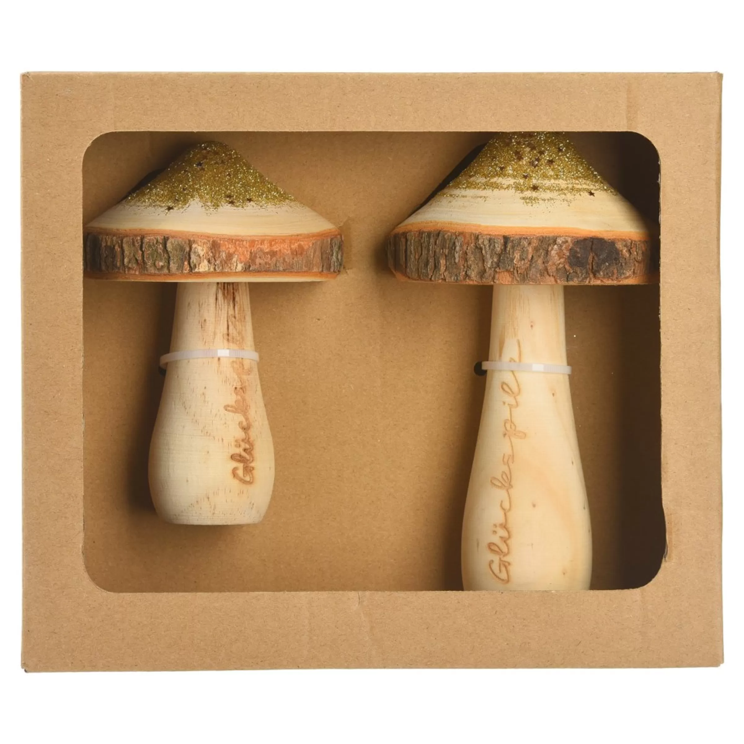 Depot Set D'Objets Deco Champignon Paillettes Cheap