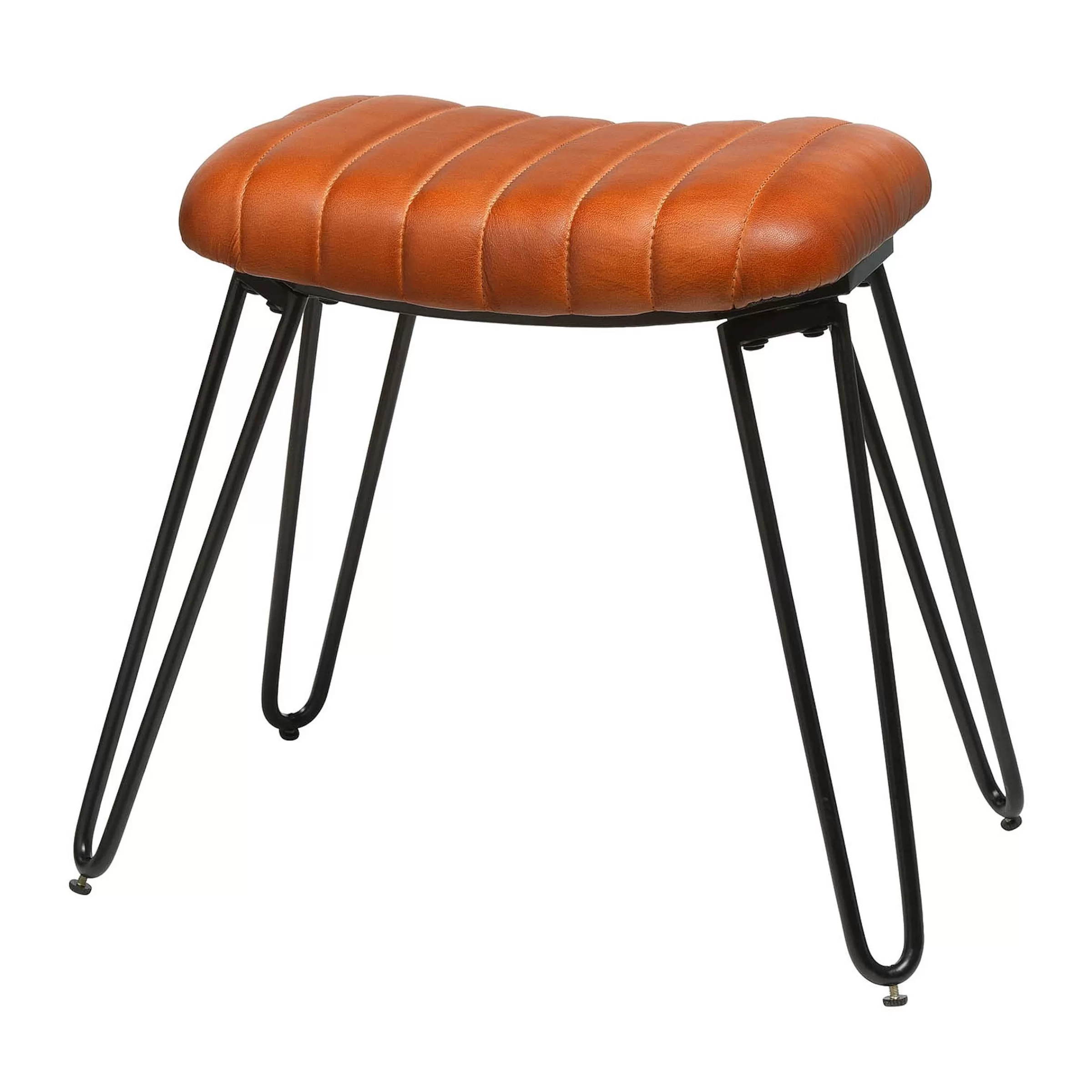 Depot Tabouret En Cuir Vitus Outlet